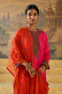 Kashi orange dupatta