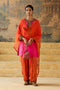 Kashi orange salwar