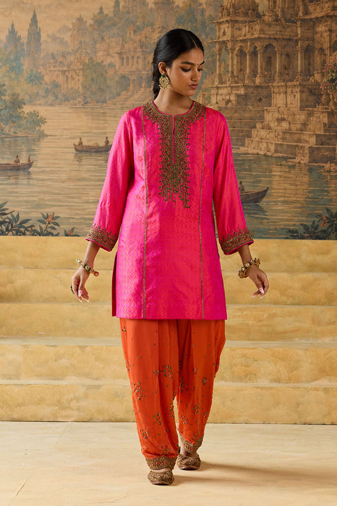 Kashi orange salwar