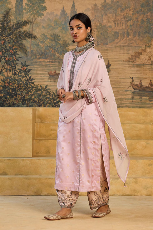 Kashi pink bootie stole