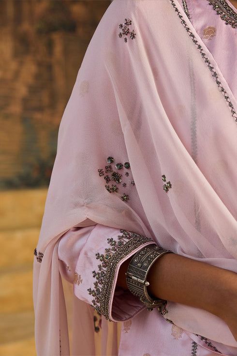 Kashi pink bootie stole