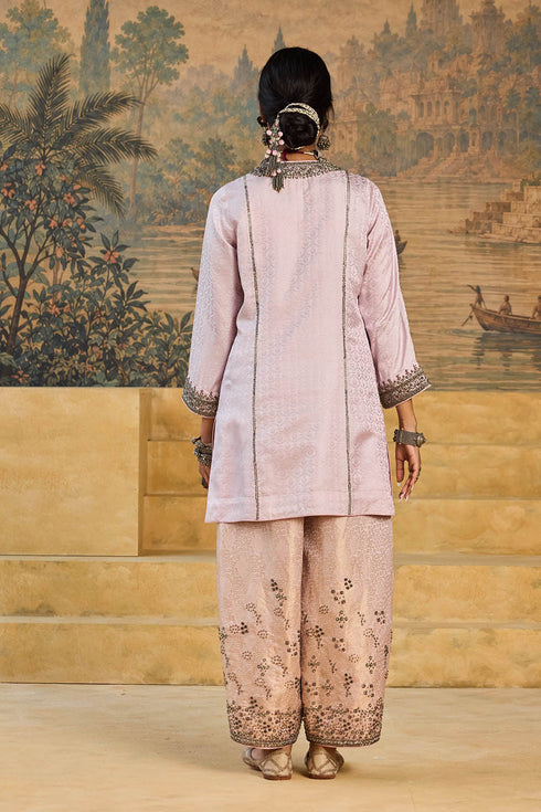 Kashi pink short kurta