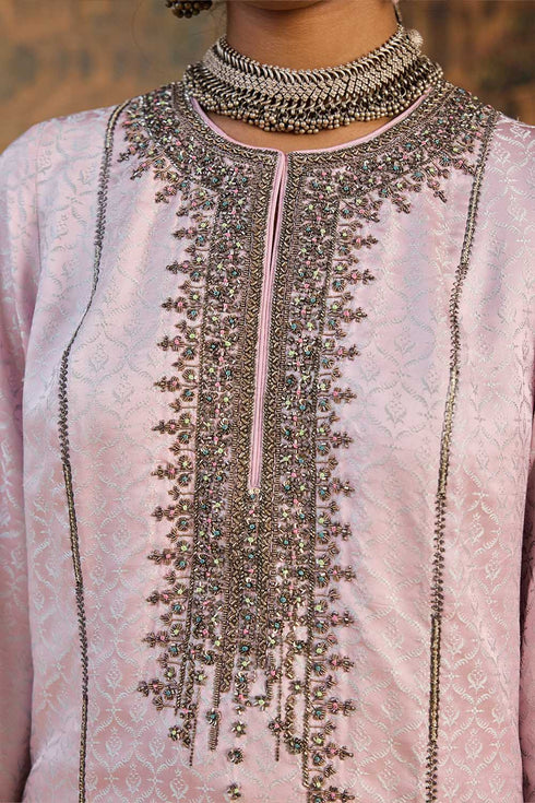 Kashi pink short kurta