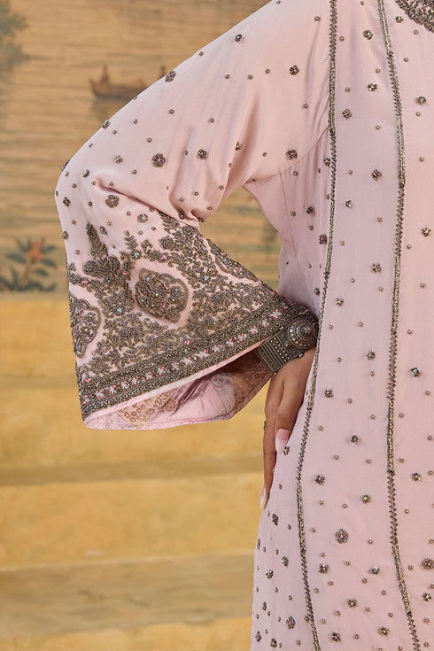 Kashi pink short phiran kurta