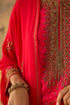 Kashi red bootie stole