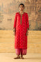 Kashi red phiran kurta