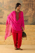 Kashi red short kurta