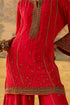 Kashi red short phiran kurta