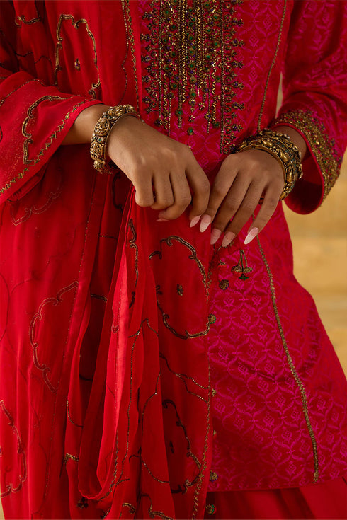 Kashi red stole