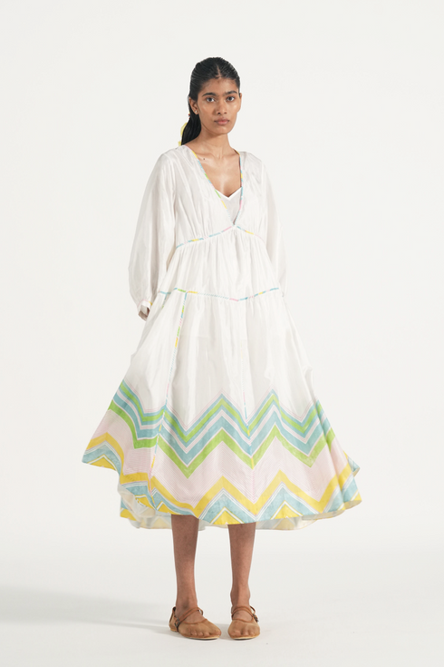 Keats white dress