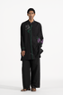 Kenta black kurta