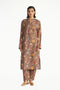Ketaki brown tunic set