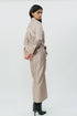 Khaki shirt dress