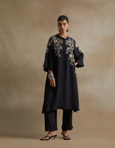 Kiln black kurta set