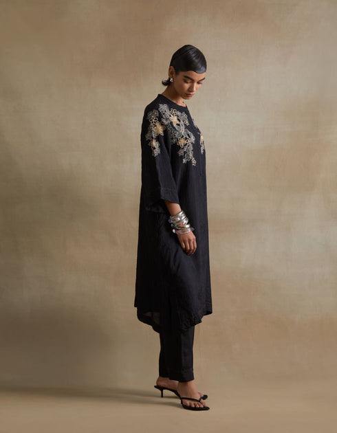 Kiln black kurta set