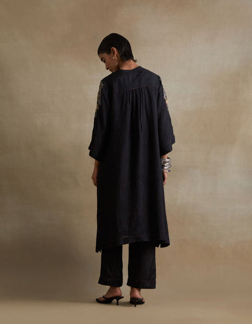 Kiln black kurta set