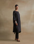 Kiln black thread embroidered kurta set