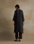 Kiln black thread embroidered kurta set