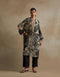 Kiln clay hand embroidered neckline kurta set