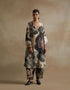 Kiln clay intricate hand embroidered kurta set
