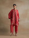 Kiln tomato floral kurta set