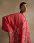 Kiln tomato floral kurta set