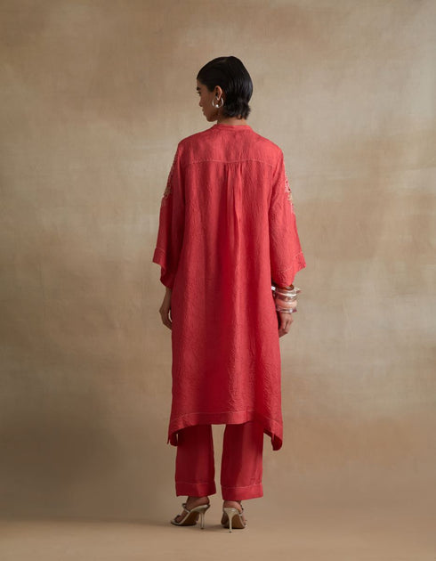 Kiln tomato kurta set