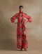 Kiln tomato organza detailing co-ord set