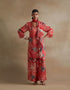 Kiln tomato organza detailing co-ord set