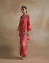 Kiln tomato organza detailing co-ord set