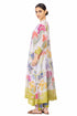 Kine ivory floral tunic
