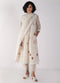Kizuna ivory block print kurta set