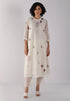Kizuna ivory block print kurta set