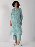 Kizuna mint sakura print kurta set