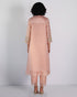 Kizuna old rose double layered kurta set
