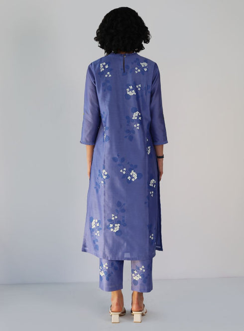Kizuna twilight sakura print kurta set