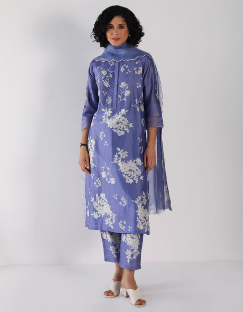 Kizuna twilight yuri print kurta set