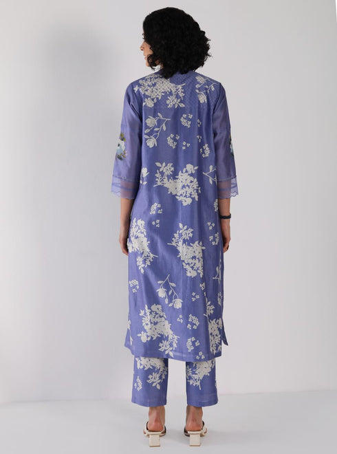 Kizuna twilight yuri print kurta set