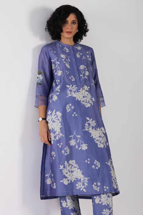 Kizuna twilight yuri print kurta set