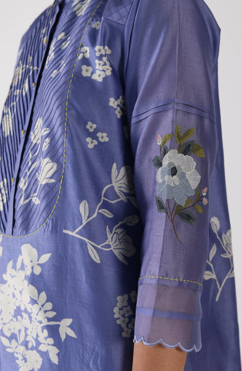Kizuna twilight yuri print kurta set
