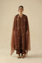 Kohinoor copper kurta set