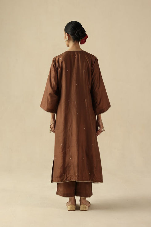 Kohinoor copper kurta set
