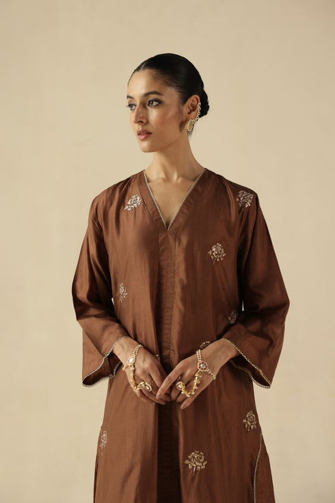 Kohinoor copper kurta set