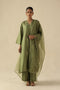 Kohinoor green kurta set