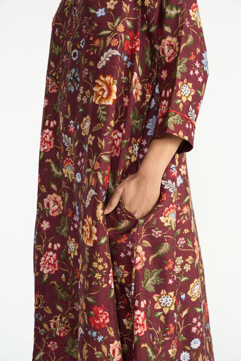 Kusumita wine tunic set