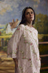 Lavendar embroidered kurta