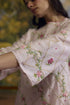Lavendar embroidered kurta