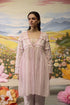 Lavender gathered kurta