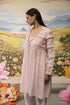 Lavender gathered kurta