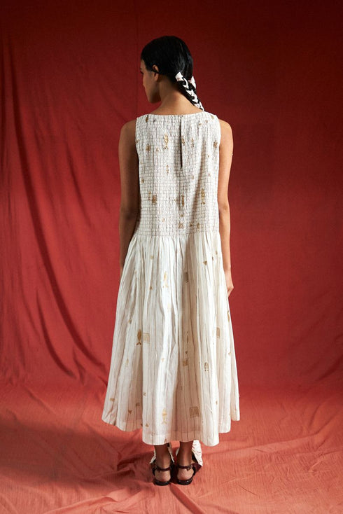 Lay ruching dress